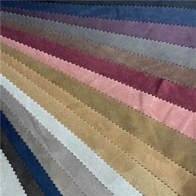 Blødt ruskindstøj Fremstillingsmaterialer Syntetisk mikrofiber Kunstlæder Stretch ruskindsstof til beklædningsmaterialer